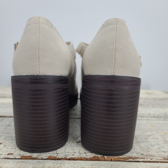 Jellypop Xena Classic block heel Mary Janes shoes 8 med Schoolgirl preppy Goth - Picture 7 of 9